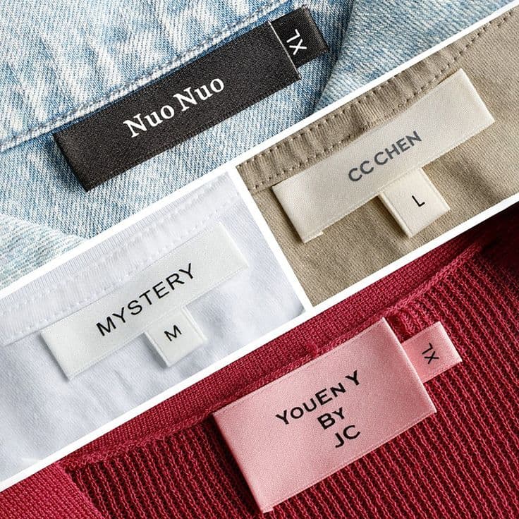 Custom woven label manufacturer for garment branding in India